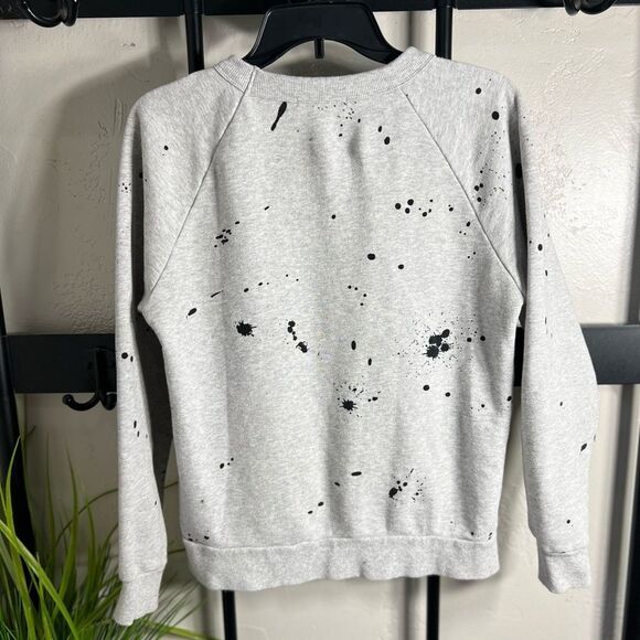 Forever 21 Paint splatter print crew neck sweatshirt Size Medium - Picture 4 of 12